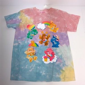 NWT Care Bear Colorful Pastel T shirt | Size M | Cute Unisex Graphic Tee